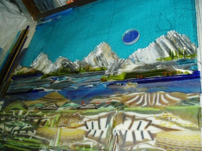 phpXtP9NIPM.jpg (113.27 KiB) Viewed 45622 times Way tooooo much cream colour so I have to do a lot more work but will take it with me ( carefully wrapped of course so nothing moves around so hopefully NO pot holes in the highway for my 15 hours drive