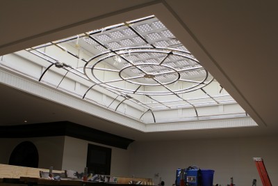 LED before membrane installation